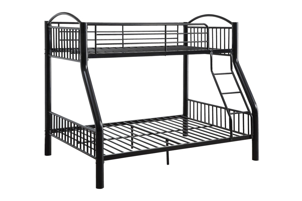 ACME Cayelynn Twin over Full Bunk Bed - Black