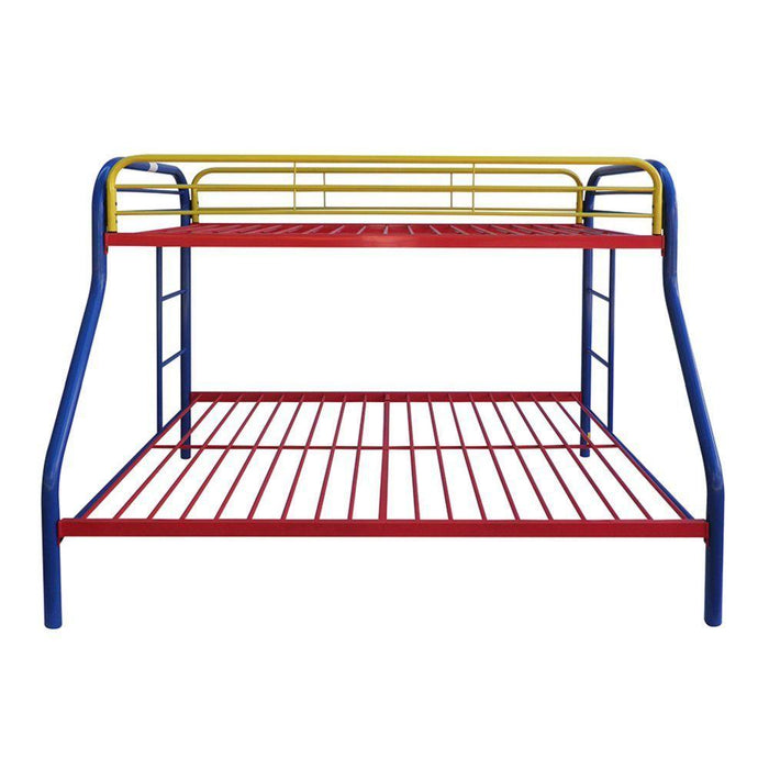 ACME Tritan Twin over Full Metal Bunk Bed - Rainbow