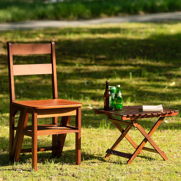 Folding Wooden Table with 50 LBS Weight Capacity