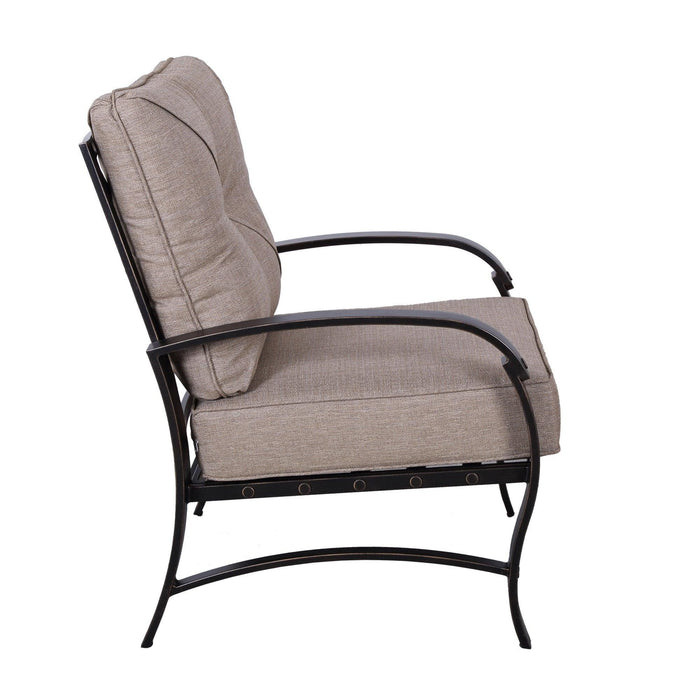 Set of 2 Outdoor Patio Club Chair With Cushion