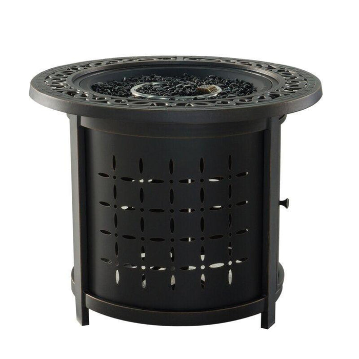 Aluminum Round Firepit Table