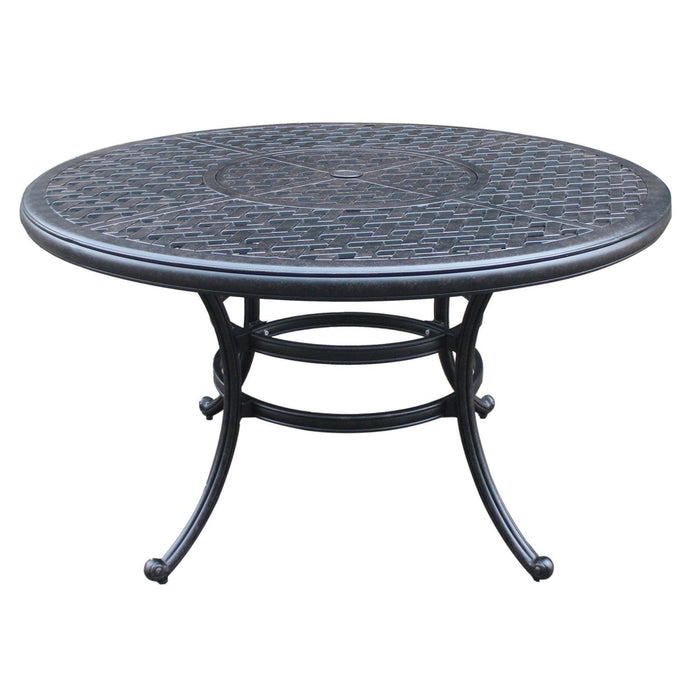 Aluminum Round Dining Table - Desert Night