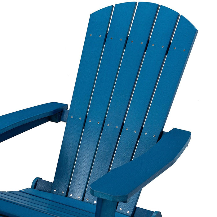 Plastic Folding Adirondack Chair - Blue