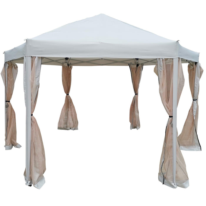 13 Ft. W x 13 Ft. D x 9.2ft Pop-Up Gazebo Tent Outdoor Canopy