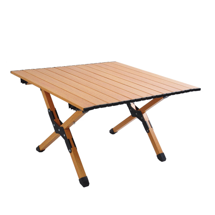 Portable Picnic Table With Solid Folding X-shaped Frame