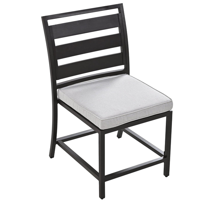 Outdoor four-person dining table and chairs are suitable for courtyards, balconies, lawns