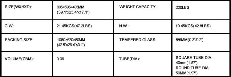 Rectangle Black Glass Coffee Table, Clear Coffee Table，Modern Side Center Tables for Living Room， Living Room Furniture