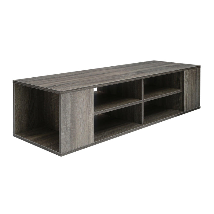 Wall Mounted Media Console,Floating TV Stand Component Shelf with Height Adjustable