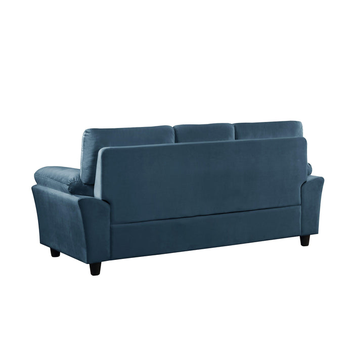 3-Seat Sofa Velvet for Living Room, Bedroom, Office Blue