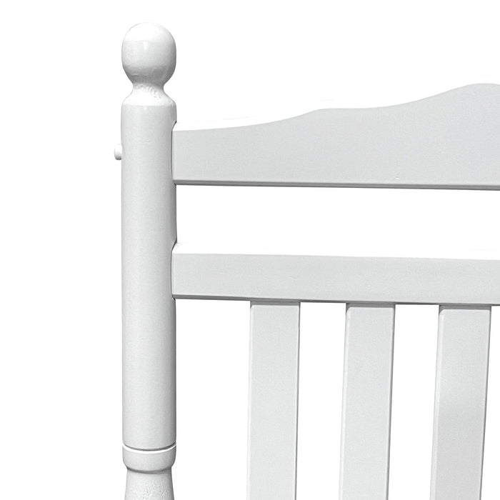 BALCONY PORCH ADULT ROCKING CHAIR - WHITE