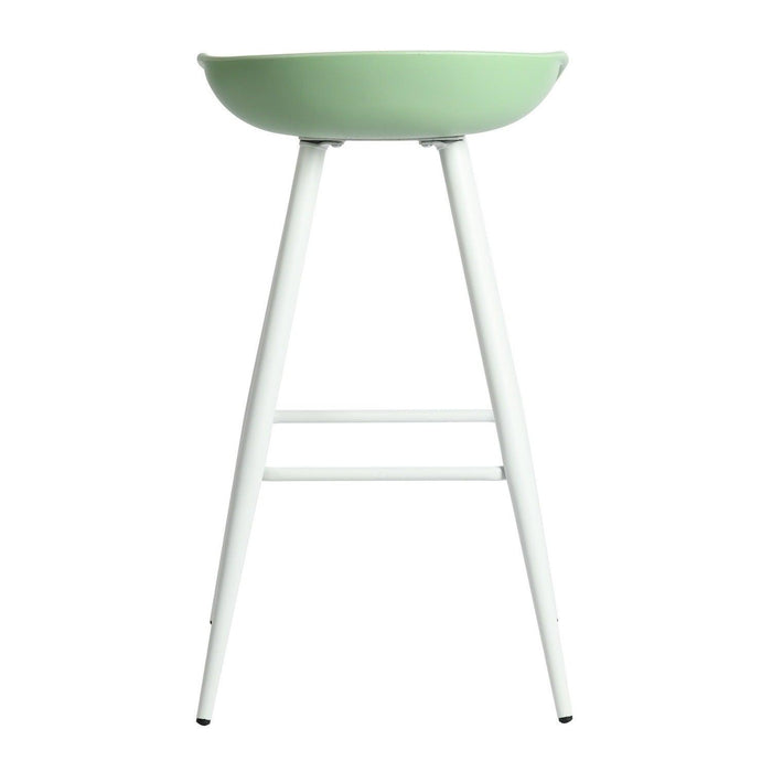 Bak Bar & Counter Stool (Set of 2) - MINT & WHITE