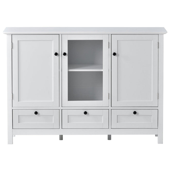 44.9'' Accent CabinetModern Console Table Sideboard for Living Room Dining Room With 2 Doors, 3 Drawers