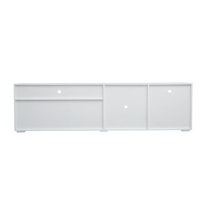 TV Stand High Gloss DoorsModern TV Stand LED(White/Black)