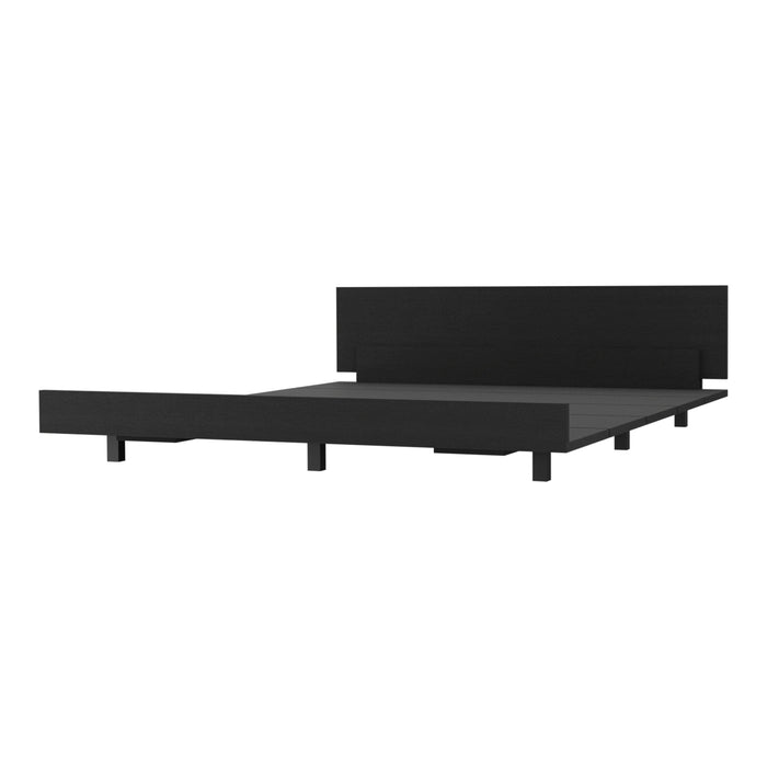 Nimmo Queen Bed Frame Black Wengue