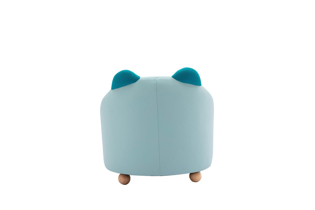 Beautiful Kids Chair 1pc Cat Blue