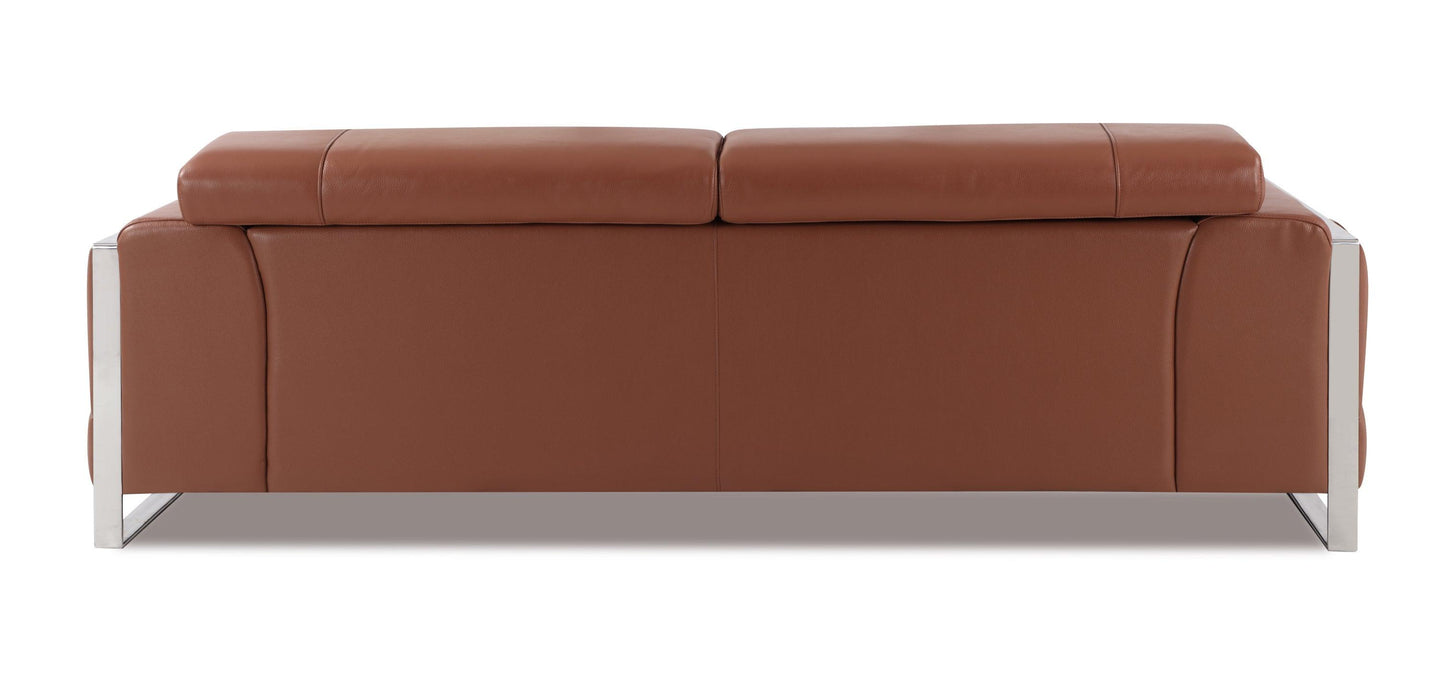 Global United Top Grain Italian Leather  Sofa