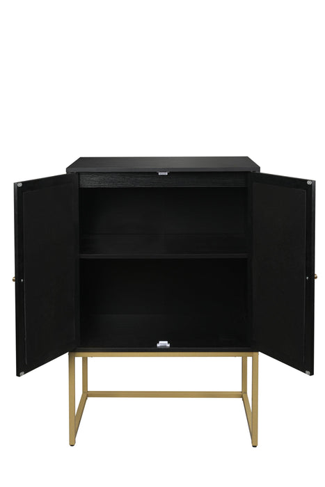 2 door high cabinet，adjustable shelf，Teddy fleece，Symmetrical semicircle design，Suitable for living room, bedroom, study