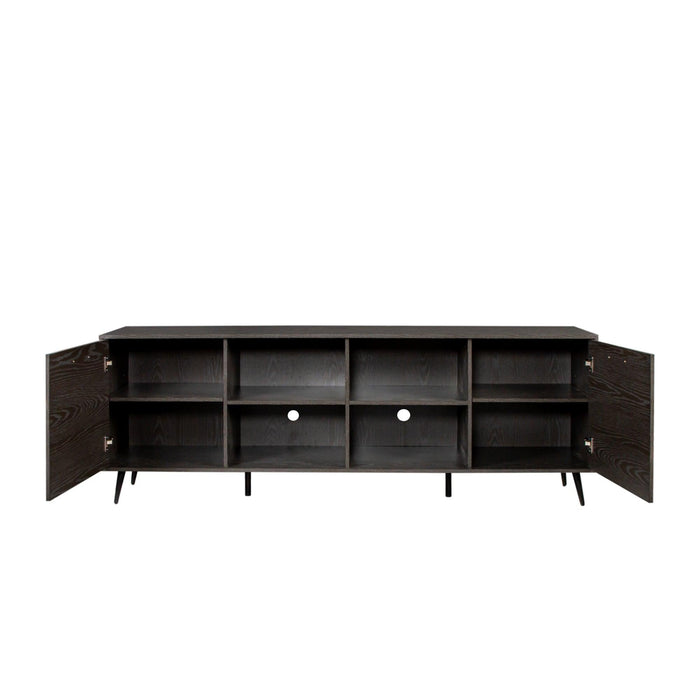 TV Stand Mid-Century WoodModern Entertainment Center AdjustableStorage Cabinet TV Console for Living Room