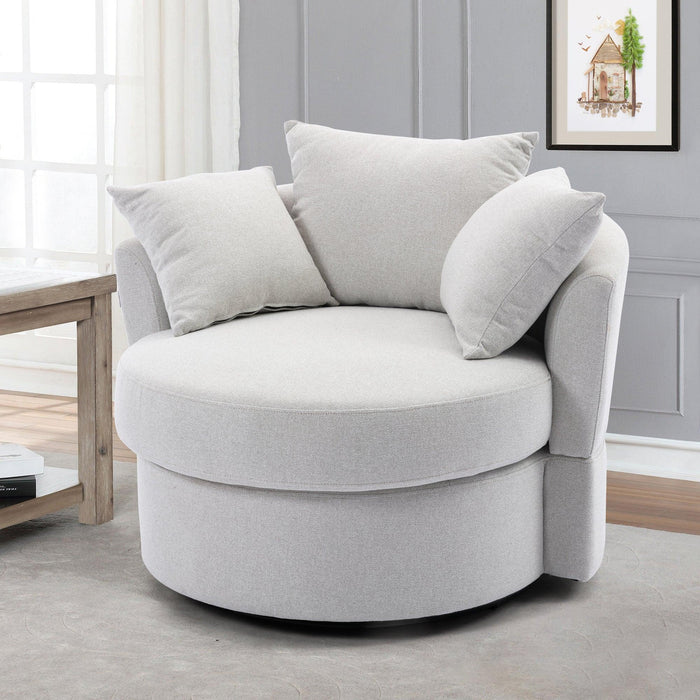 Modern  Akili swivel accent chair  barrel chair  for hotel living room /Modern  leisure chair