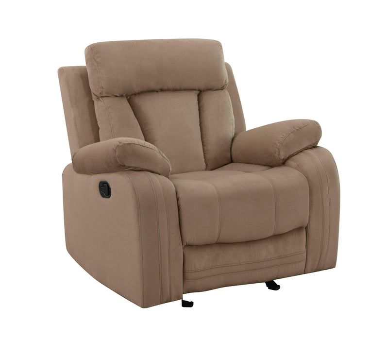 Global United Reclining Transitional Microfiber Fabric Chair