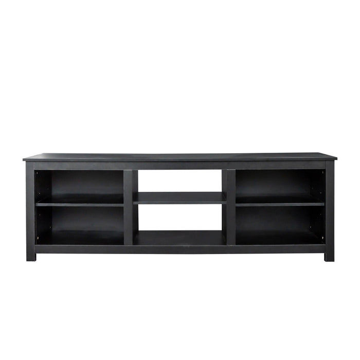 Living room TV stand furniture with 6Storage compartments and 1 shelf cabinet, high-quality particle board