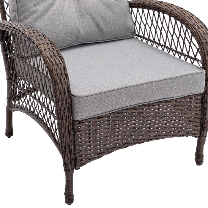 4pcs Outdoor FurnitureModern Wicker set