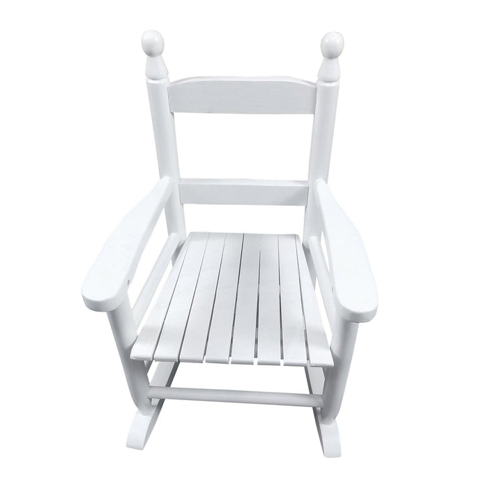 Children's  rocking white chair- Indoor or Outdoor -Suitable for kids-Durable