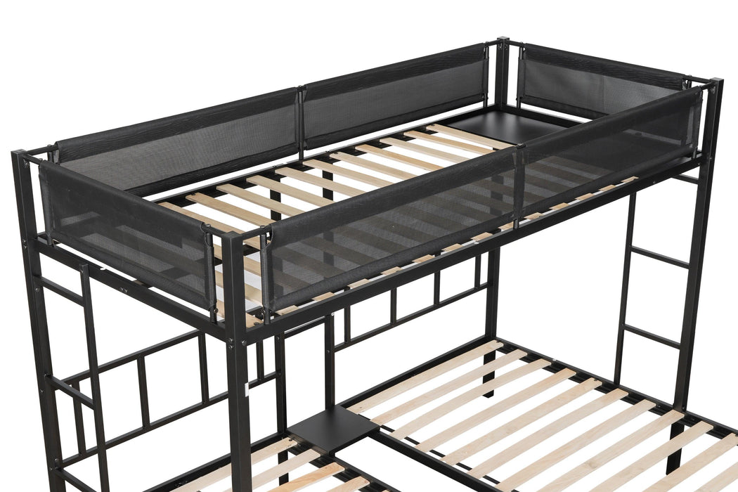 Triple twin bunk bed