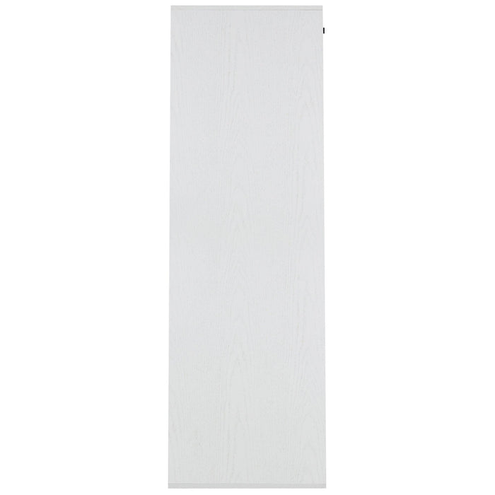 71-inch High wardrobe and cabinet , Clothes Locker，classic sliding barn door armoscope, locker, organizer for bedroom, cloakroom, living room,color： white