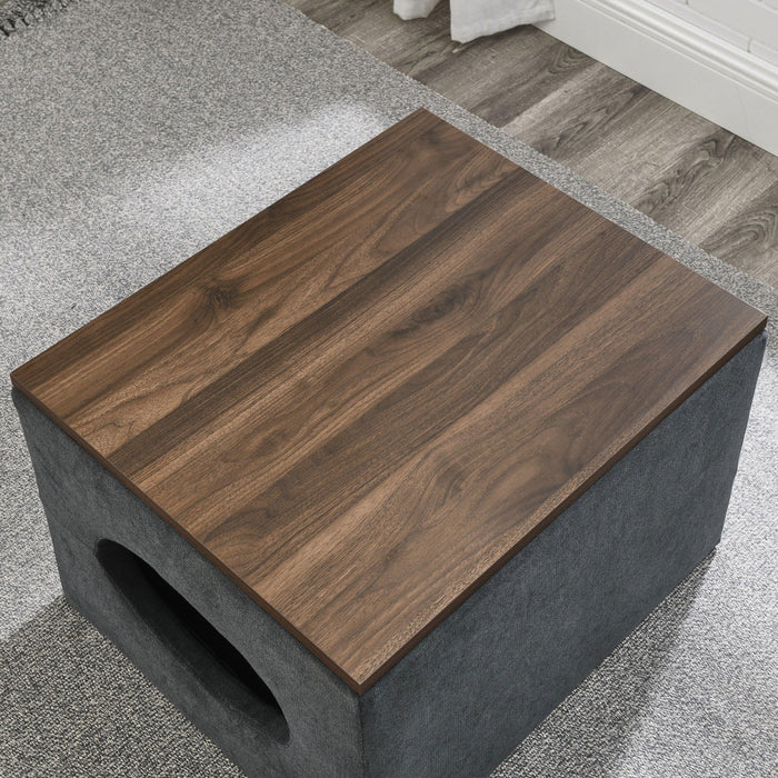 25"WModern design hollowStorage ottoman, upholstery, coffee table, two small footstools, easyStorage and wide use