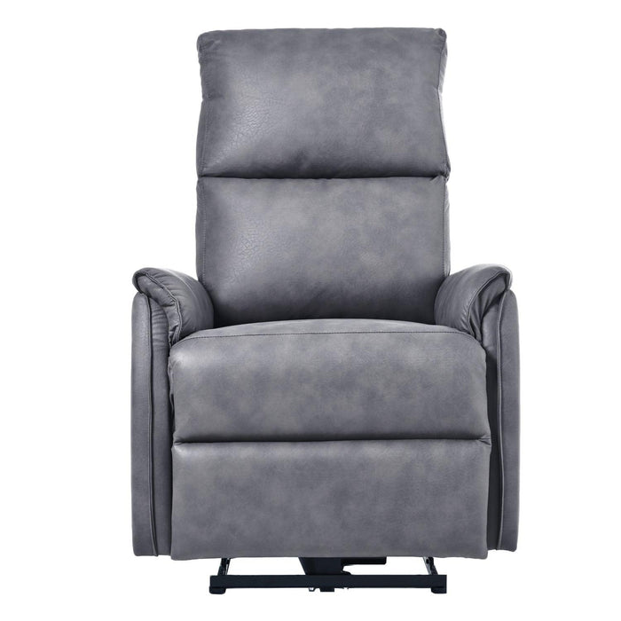 Electric Power Recliner Chair, Reclining Chair for Bedroom Living Room,Small Recliners Home Theater Seating, with USB Ports,Recliner for small space,Dark Gray