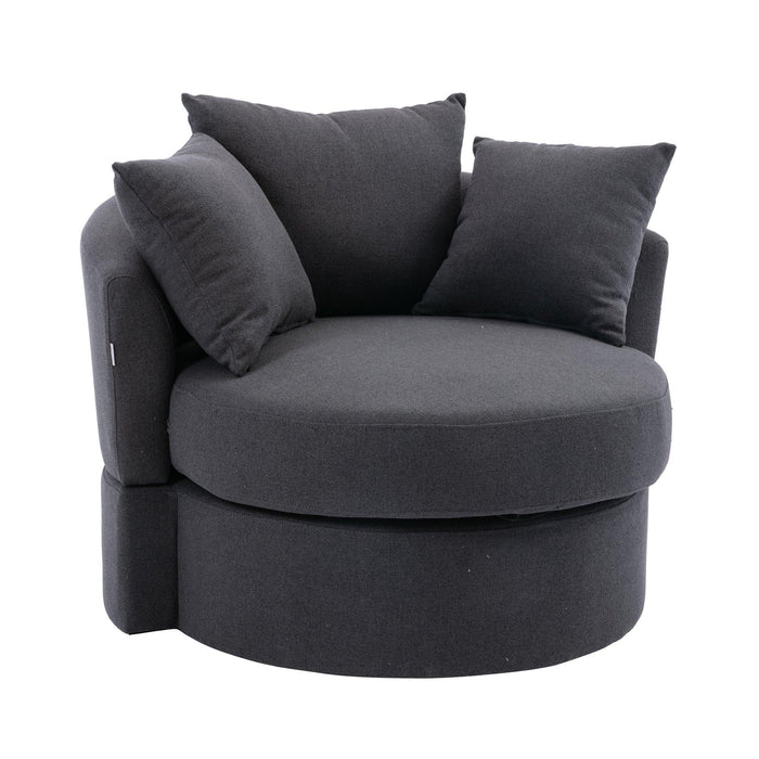 Modern  Akili swivel accent chair  barrel chair  for hotel living room /Modern  leisure chair