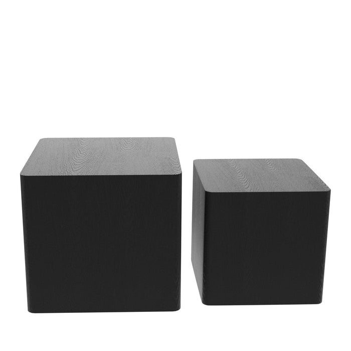 MDF Nesting table/side table/coffee table/end table for living room,office,bedroom Black