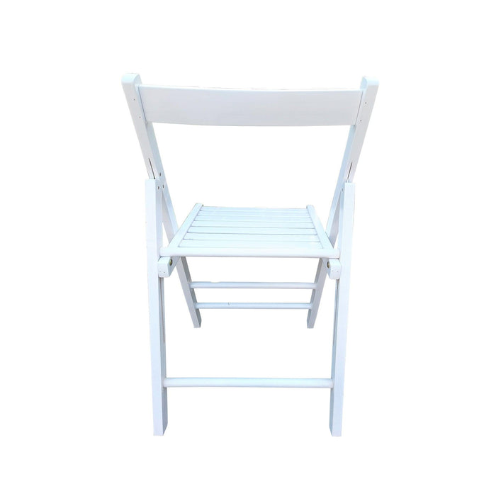 FOLDING CHAIR-2/S, FOLDABLE STYLE -WHITE