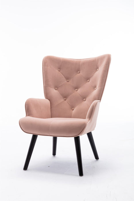 Accent chair  Living Room/Bed Room,Modern Leisure  Chair  Pink