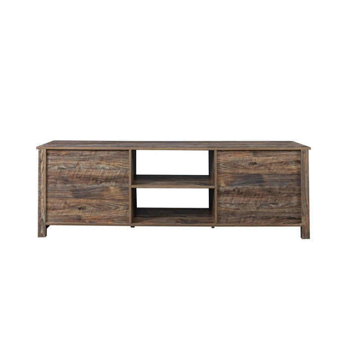 Living room TV stand furniture with 6Storage compartments and 1 shelf cabinet, high-quality particle board