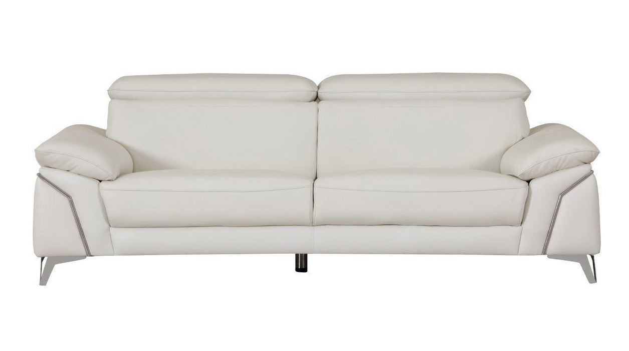 Global United Top Grain Italian Leather Sofa