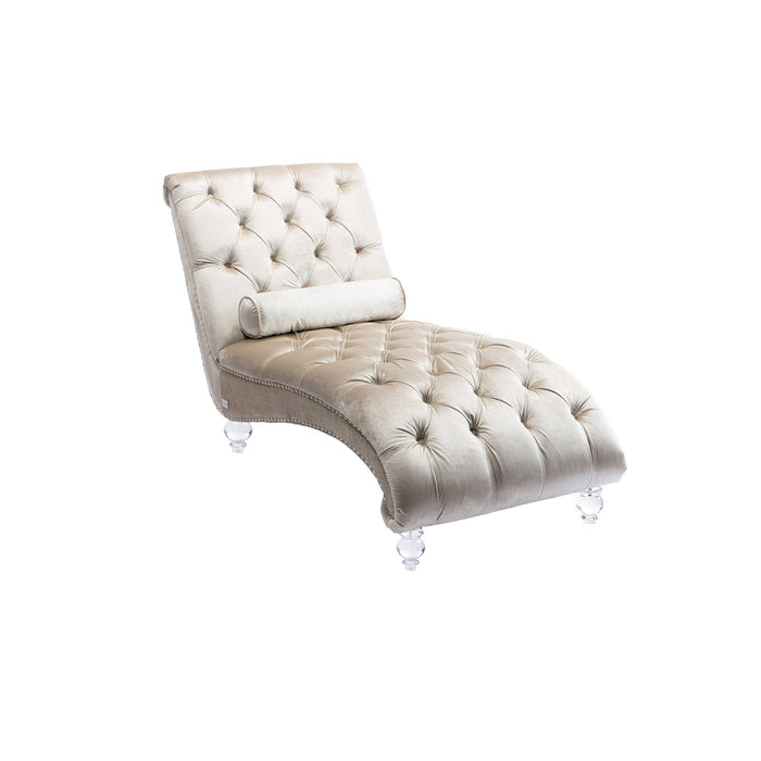 Leisure concubine sofa  with  acrylic  feet