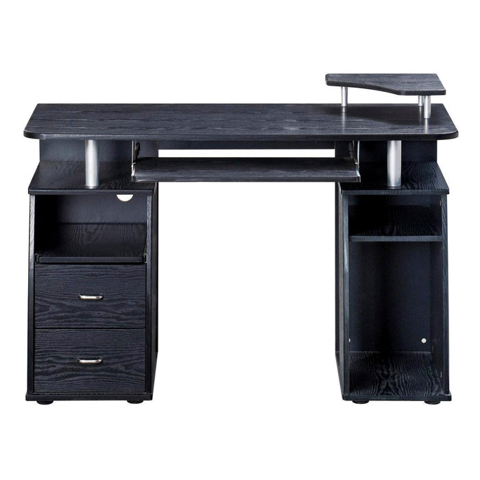 Techni Mobili Complete Computer Workstation Desk WithStorage, Espresso