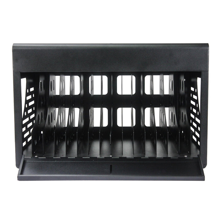 16 Bay Charging Cabinet for Laptop,Chromebook, Locking Charging Station-BLACK