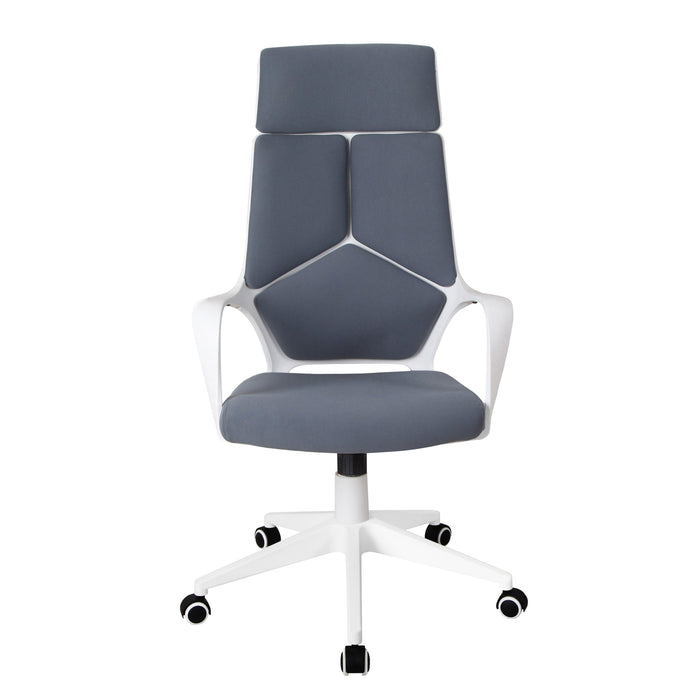 Techni MobiliModern Studio Office Chair, Grey/White