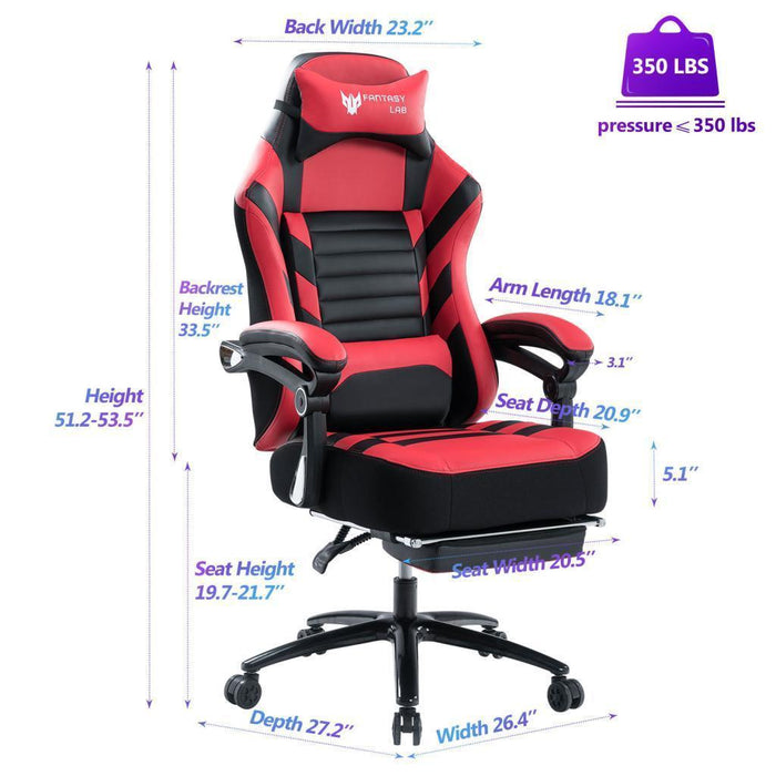 Seat Height Adjustable Swivel Racing Office Computer Ergonomic Video Game Chair