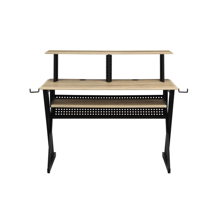 ACME Annette Music Desk, Natural & Black Finish OF00992