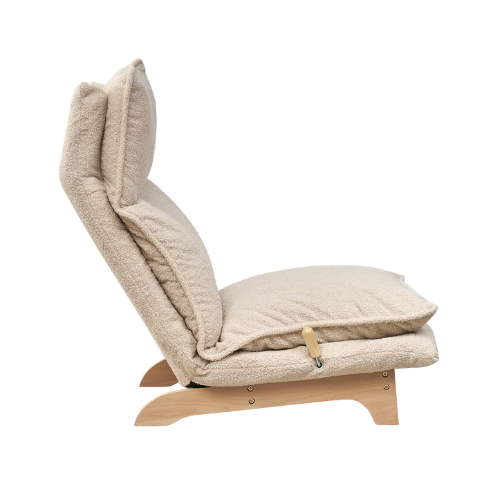 Lazy sofa balcony leisure chair bedroom sofa chair foldable reclining chair leisure single sofa functional chair