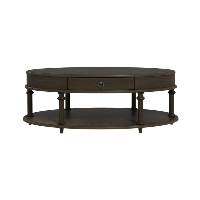 Pandion Coffee Table withStorage-WALNUT