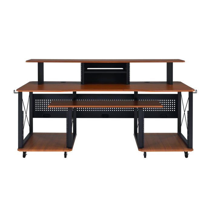 ACME Megara Music Desk, Cherry & Black Finish OF00988