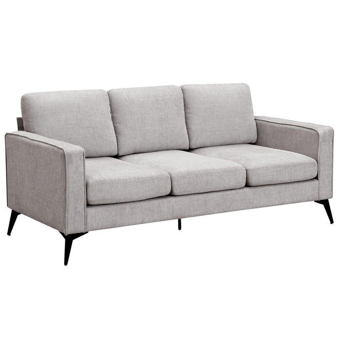 Modern 3-Piece Sofa Sets with Sturdy Metal Legs,Chenille Upholstered Couches Sets Including 3-Seat Sofa, Loveseat and Single Chair for Living Room Furniture Set (1+2+3 Seat)