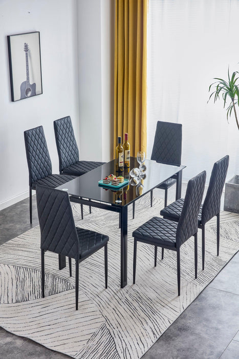 Dining chair set for 6