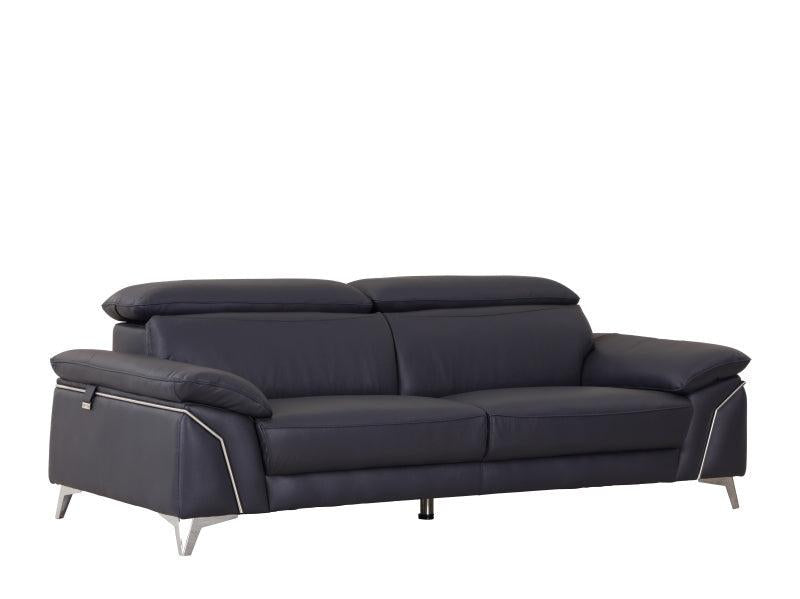 Global United Top Grain Italian Leather Sofa