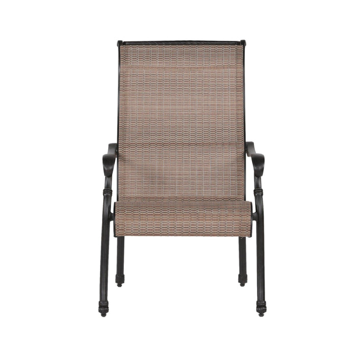 Patio Outdoor Sling Patio 2 Chairs With Aluminum Frame, All-Weather Furniture